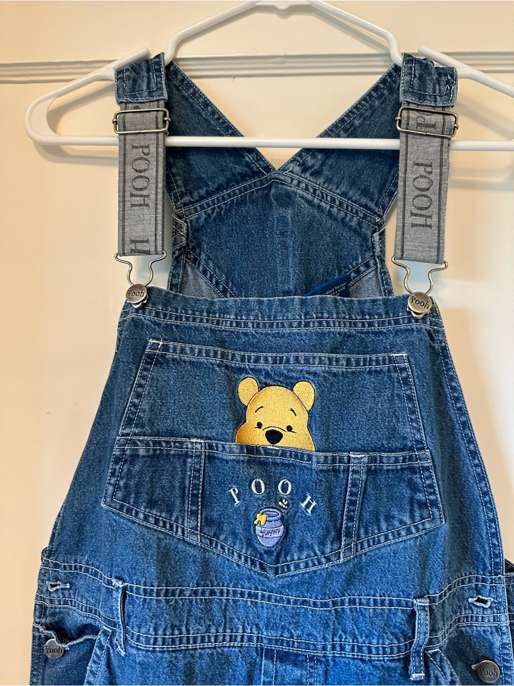 Women’s Vintage Disney Winnie the Pooh Denim Overalls